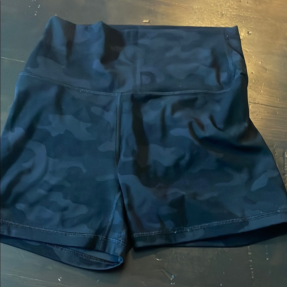 Black Camo- Biker Shorts 4”
